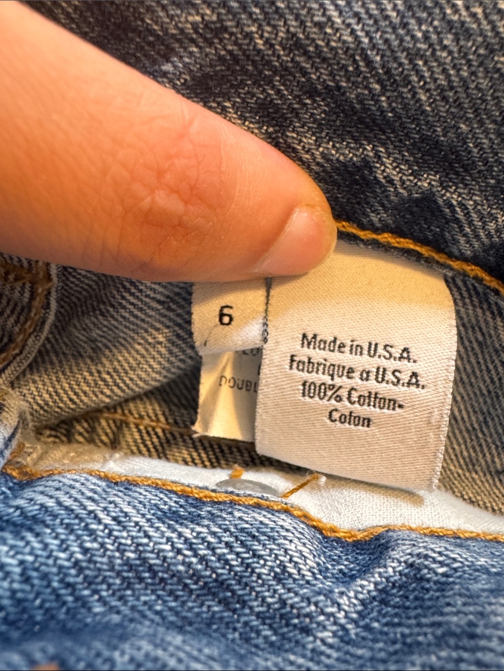 Calvin Klein Jeans Straight Leg Blue Denim Jeans - Picture 4 of 5